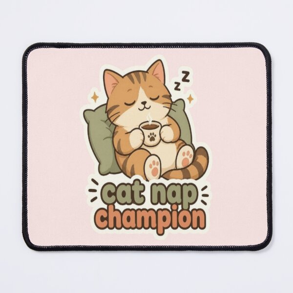 Item preview, Cat Nap Champion Cozy Sleeping Kitten designed and sold by creativerooney.