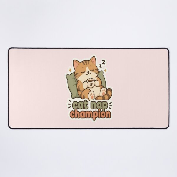 Item preview, Cat Nap Champion Cozy Sleeping Kitten designed and sold by creativerooney.