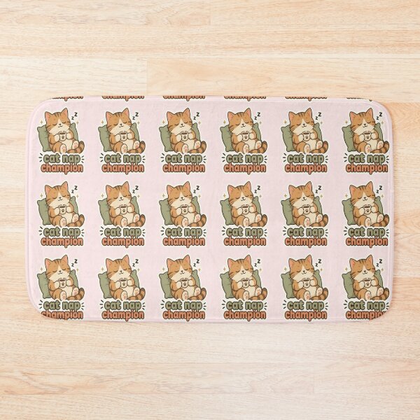 Item preview, Cat Nap Champion Cozy Sleeping Kitten designed and sold by creativerooney.