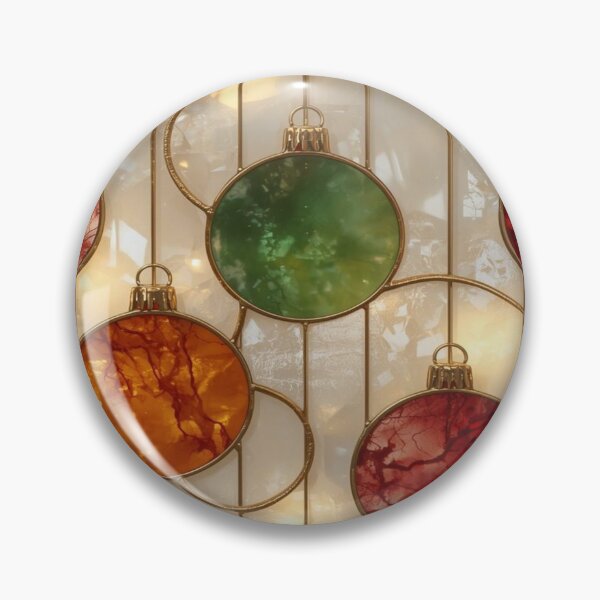 Item preview, Stained Glass Christmas Ornaments Grid designed and sold by BriSher.