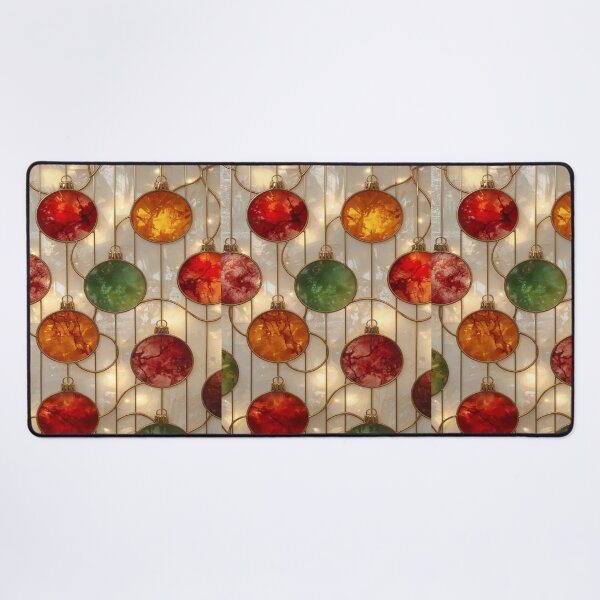 Item preview, Stained Glass Christmas Ornaments Grid designed and sold by BriSher.