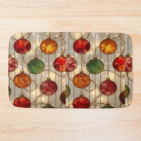 Item preview, Stained Glass Christmas Ornaments Grid designed and sold by BriSher.