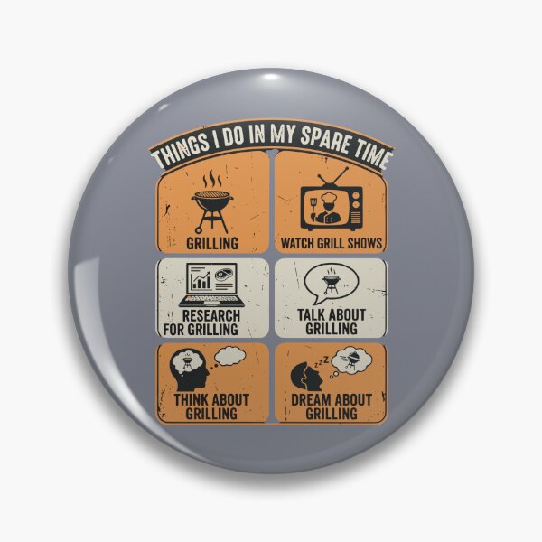 Item preview, Things I Do In My Spare Time Grilling Pitmaster Barbecue Fan designed and sold by SofiBlair.