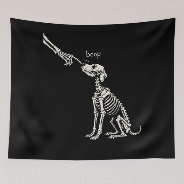 Item preview, Skeleton Dog Boop Funny Halloween Pet Humor designed and sold by slmfams.
