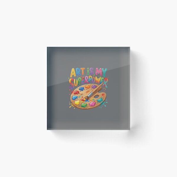 Artikelvorschau, Kunst ist meine Superkraft Künstlerin Malerin Kreatives Hobby Kunstlehrerin entworfen und verkauft von SofiBlair.