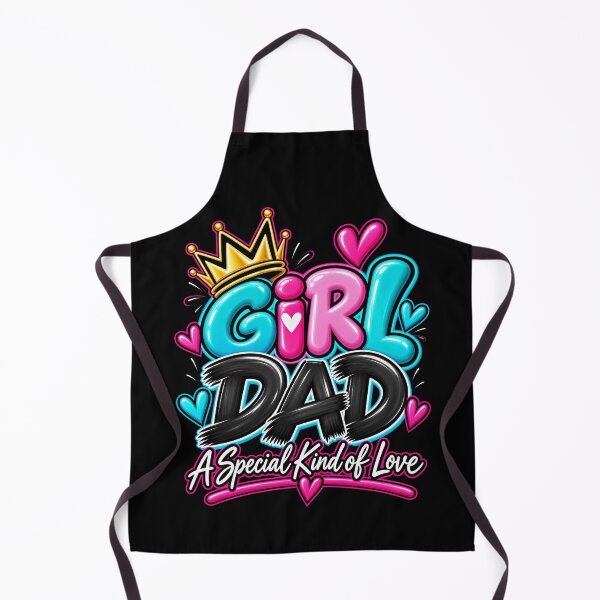 Item preview, Girl Dad A Special Kind of Love Typography-Black Background  designed and sold by Trendi61.