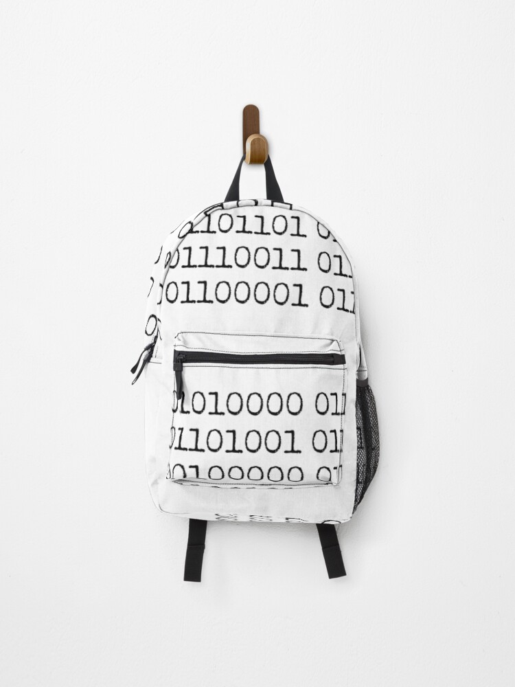 Thumbnail 1 of 3, Backpack, Binary Code System - 0 2 Computer Science designed and sold by justforart91.