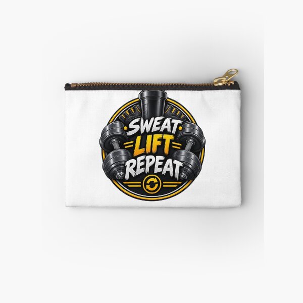 Item preview, Sweat Lift Repeat Gym Badge designed and sold by Design Sounds Studio.
