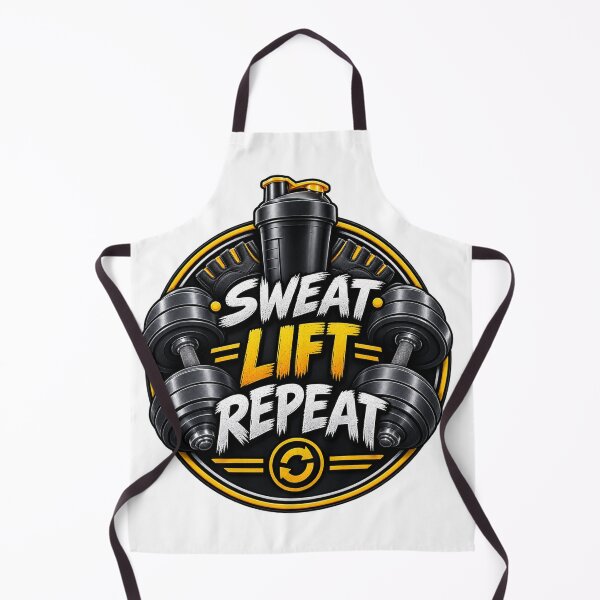 Item preview, Sweat Lift Repeat Gym Badge designed and sold by Design Sounds Studio.