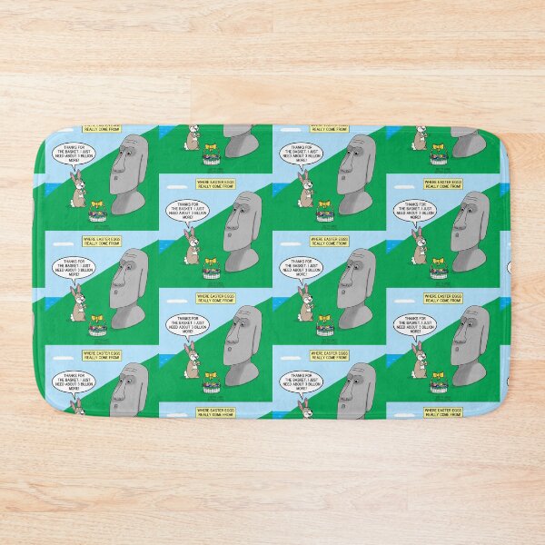 Item preview, Easter Island Eggs! designed and sold by Out to Lunch Cartoons and More.