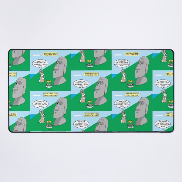 Item preview, Easter Island Eggs! designed and sold by Out to Lunch Cartoons and More.