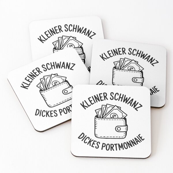 Artikelvorschau, Kleiner Schwanz, dickes Portmonnaie – Frecher Spruch mit Geldbörse entworfen und verkauft von LoFizzy.