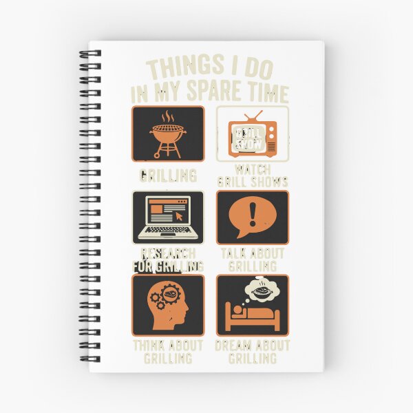 Item preview, Things I Do In My Spare Time Grilling Barbecue Lover Grill Master designed and sold by SofiBlair.