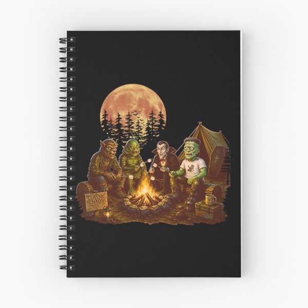 Item preview, Classic Chaos Campground – Classic Monsters Around the Campfire designed and sold by Classic Chaos Creations.