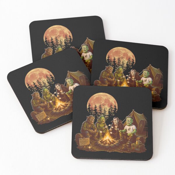 Item preview, Classic Chaos Campground – Classic Monsters Around the Campfire designed and sold by Classic Chaos Creations.