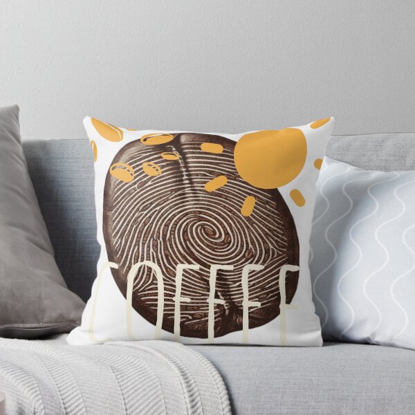 Item preview, Coffee Morning Vibe - Fingerprint Coffee Bean & Sun Graphic Design designed and sold by Aelmajaoui.
