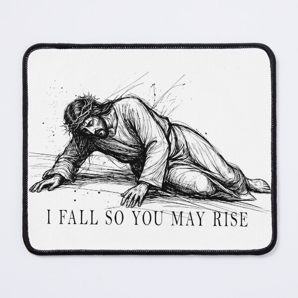 Item preview, Christ's Second Fall – Rise Again designed and sold by JanChryzostom.