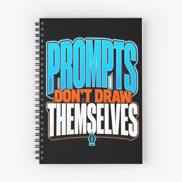 Item preview, Prompts Don't Draw Themselves Design designed and sold by Fun2Fentastic.