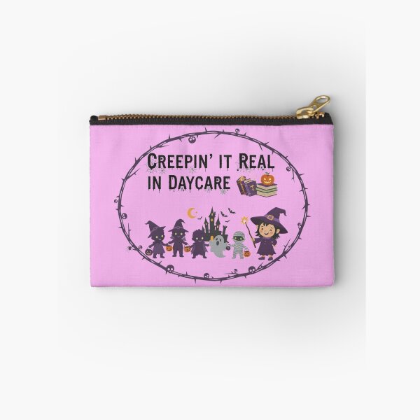 Item preview, Creepin It Real Daycare Teacher Spooky Frame Graphic designed and sold by Exquisite Design Studio „Paculówka”.