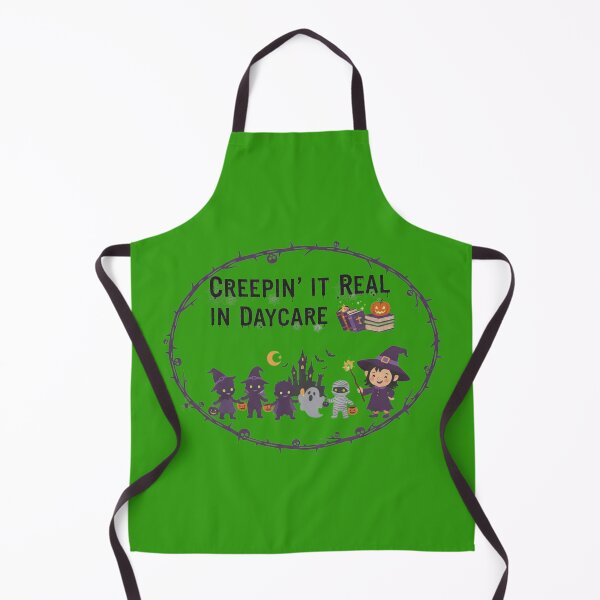Item preview, Creepin It Real Daycare Teacher Spooky Frame Graphic designed and sold by Exquisite Design Studio „Paculówka”.