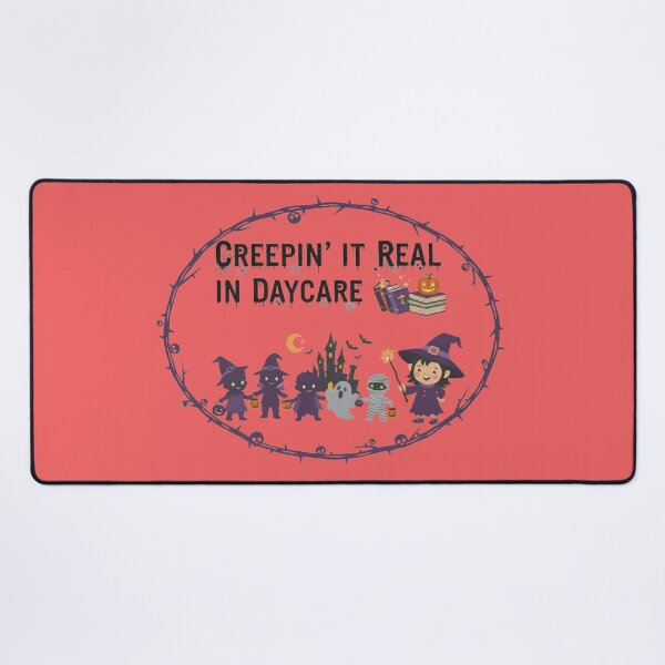 Item preview, Creepin It Real Daycare Teacher Spooky Frame Graphic designed and sold by Exquisite Design Studio „Paculówka”.