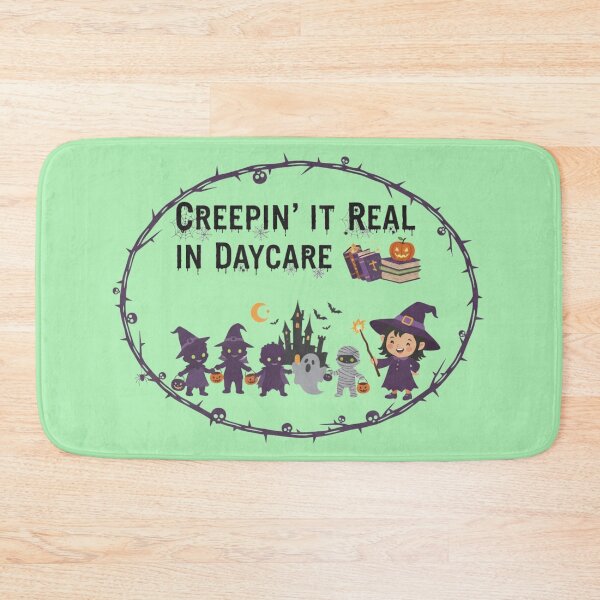 Item preview, Creepin It Real Daycare Teacher Spooky Frame Graphic designed and sold by Exquisite Design Studio „Paculówka”.