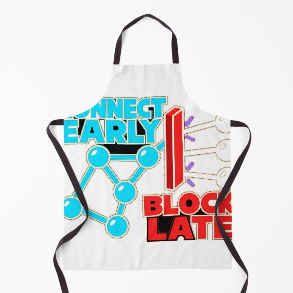 Item preview, Connect Early Block Late Strategy designed and sold by aihrgdesign.