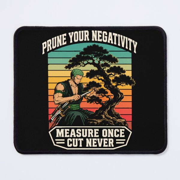 Item preview, Retro Manga Bonsai Tree Prune Your Negativity Japanese Gardening Graphic designed and sold by lamiarte.