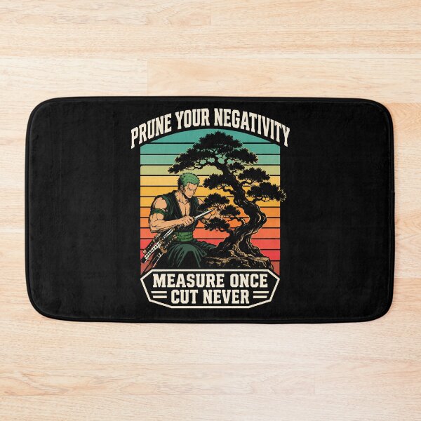 Item preview, Retro Manga Bonsai Tree Prune Your Negativity Japanese Gardening Graphic designed and sold by lamiarte.