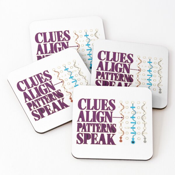 Item preview, Clues Align Patterns Speak Deduction designed and sold by aihrgdesign.