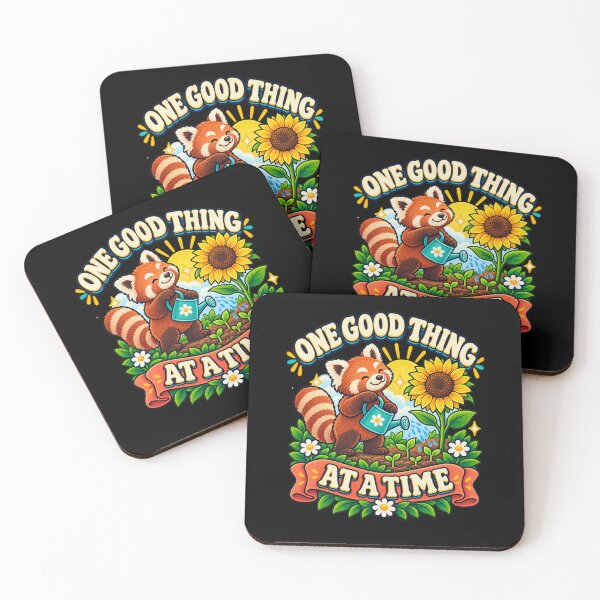 Item preview, One Good Thing at a Time - Red Panda designed and sold by Good Mood Foundry.