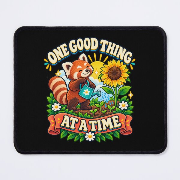 Item preview, One Good Thing at a Time - Red Panda designed and sold by Good Mood Foundry.