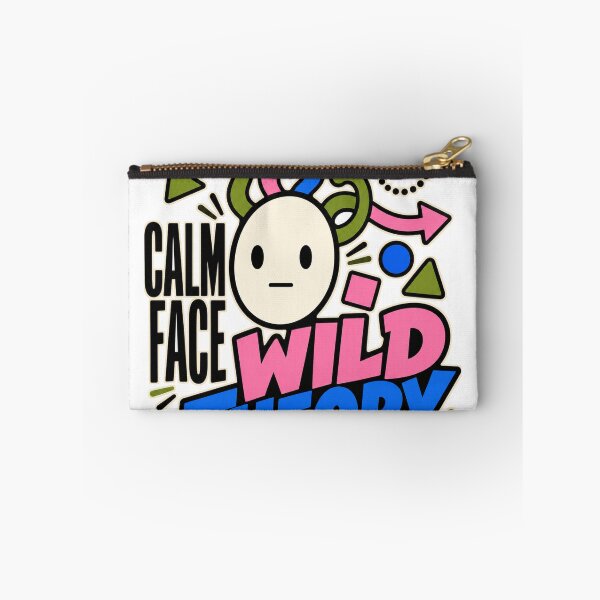 Item preview, Calm Face Wild Theory Deduction Game designed and sold by aihrgdesign.