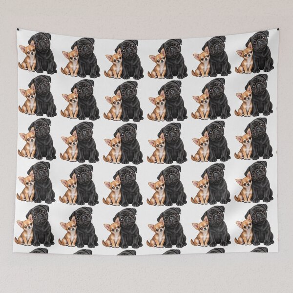 Item preview, Pug and Chihuahua designed and sold by AnnaW1996.