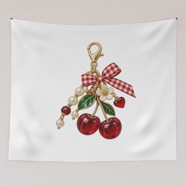 Item preview, Colorful Fruit Bag Charm Collection – Kitsch Maximalist Accessory Art designed and sold by Georain.
