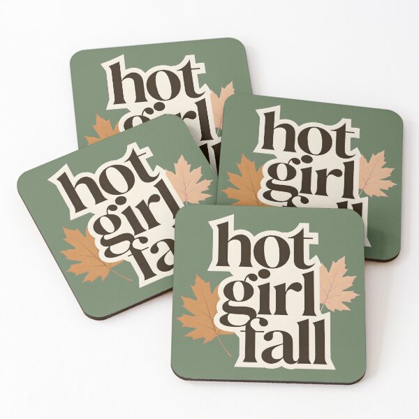 Item preview, Hot Girl Fall Seasonal Modern Minimalist Typography designed and sold by DoceVaga.