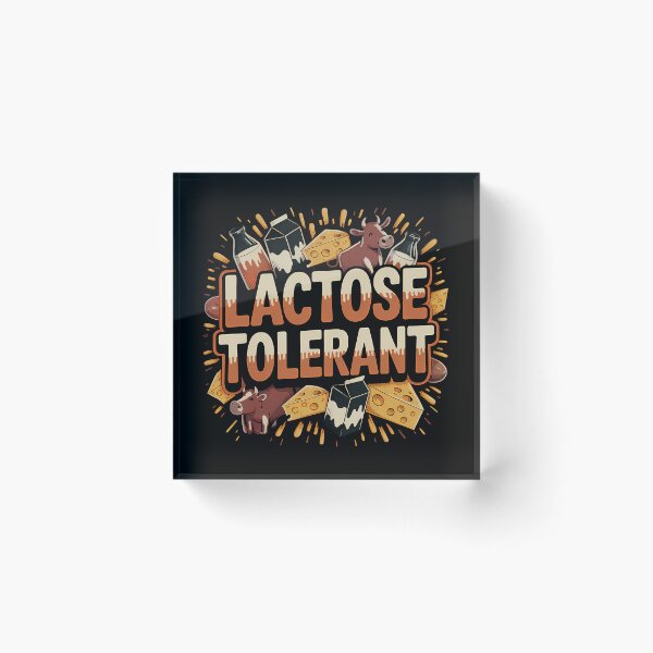 Item preview, Lactose Tolerant – Funny Cheese and Milk Lover Design designed and sold by LoFizzy.