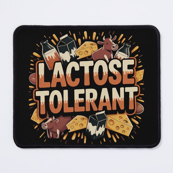 Item preview, Lactose Tolerant – Funny Cheese and Milk Lover Design designed and sold by LoFizzy.
