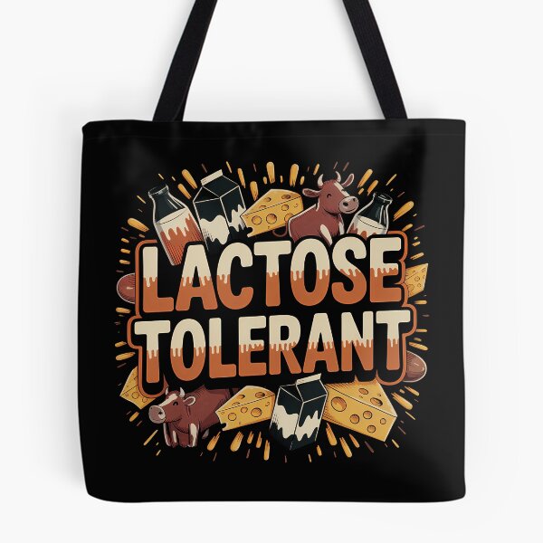 Item preview, Lactose Tolerant – Funny Cheese and Milk Lover Design designed and sold by LoFizzy.