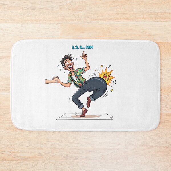 Item preview, 1 2 3 HIP Funny Latin Dance Salsa Bachata Pun designed and sold by SmartPuns.