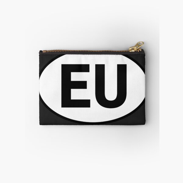 Item preview, EU — European Union — Oval Country Code Sticker designed and sold by The Digital Compass.