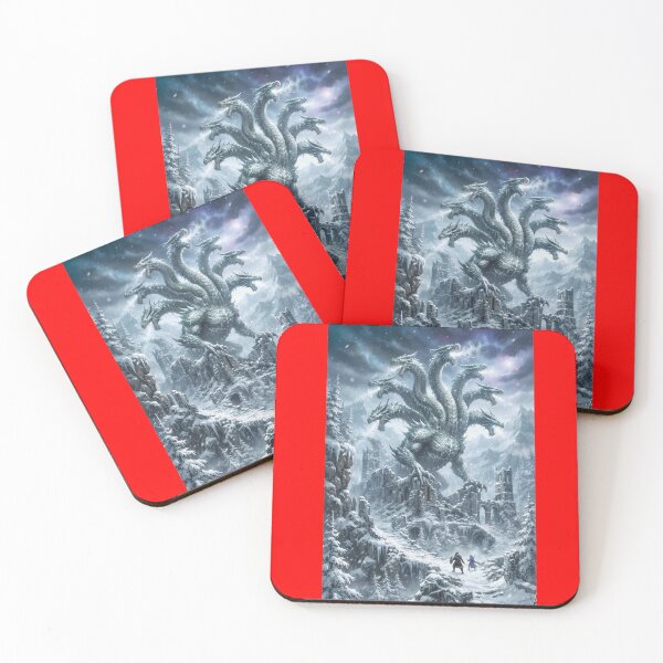 Item preview, multi headed ice dragon (no border) designed and sold by Crimsonmerchant.