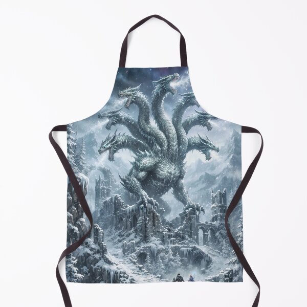 Item preview, multi headed ice dragon (no border) designed and sold by Crimsonmerchant.