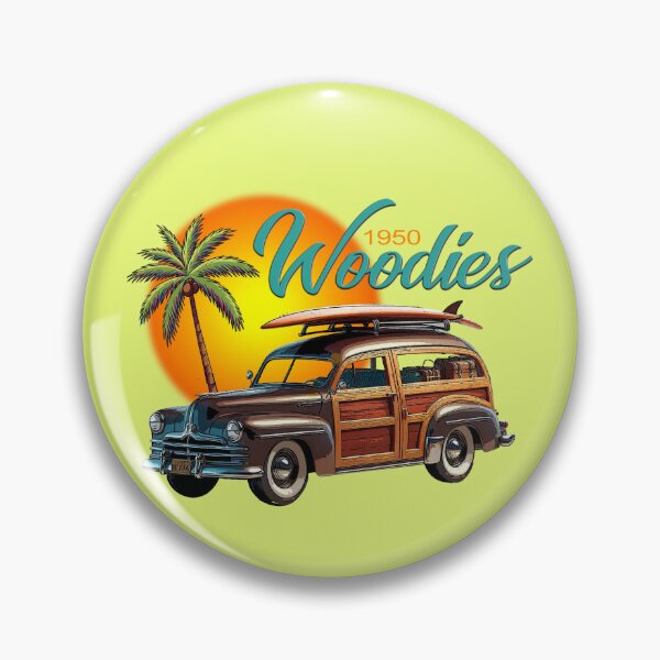 Item preview, VINTAGE 1950 WOODY STATION WAGON, SURFING, CLASSIC CAR designed and sold by classic car craze.