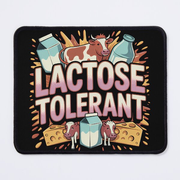 Item preview, Lactose Tolerant – Funny Cheese and Milk Lover Design designed and sold by LoFizzy.