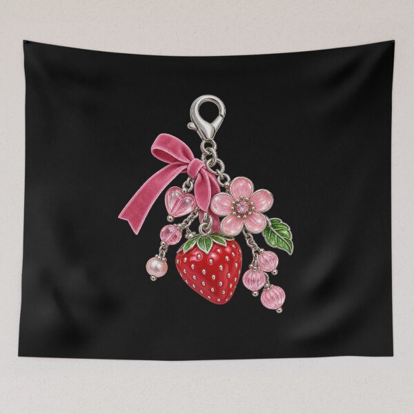 Item preview, Colorful Fruit Bag Charm Collection – Kitsch Maximalist Accessory Art designed and sold by Georain.