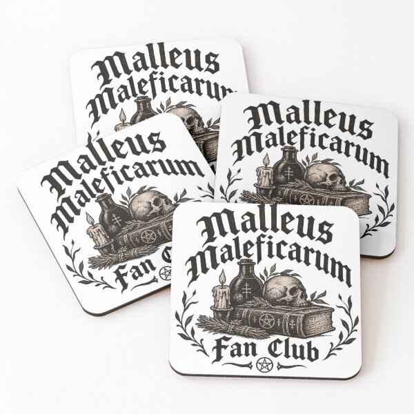 Item preview, Malleus Maleficarum Fan Club Black designed and sold by Medieval Shirts.