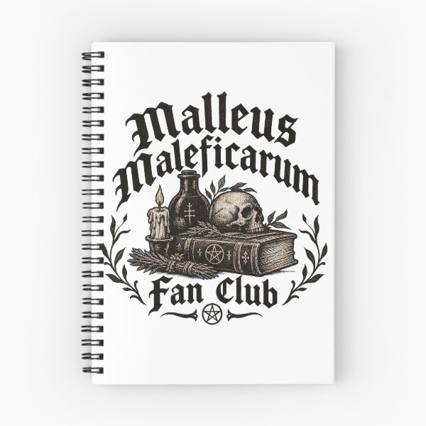 Item preview, Malleus Maleficarum Fan Club Black designed and sold by Medieval Shirts.