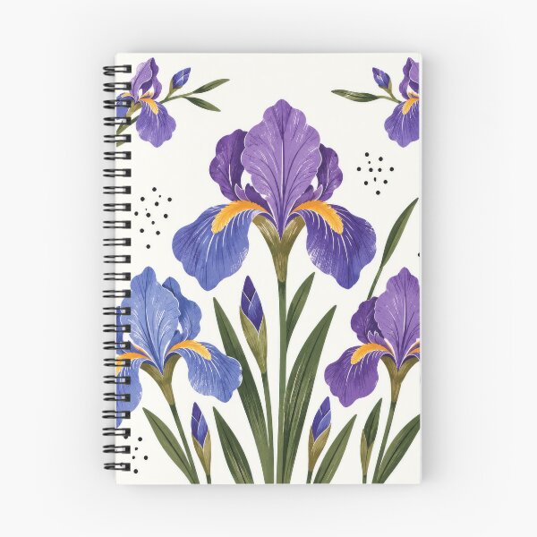 Item preview, Simple Irises Floral designed and sold by scicilysimonee.