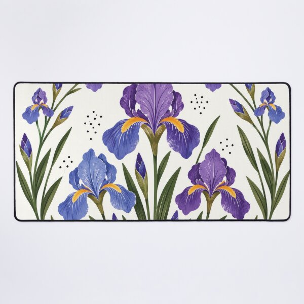 Item preview, Simple Irises Floral designed and sold by scicilysimonee.